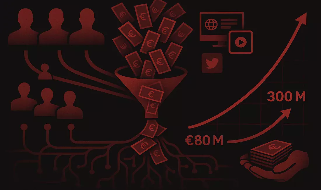 Cifras de la industria del fraude en tipsters mostrando entre 80 y 300 millones de euros anuales